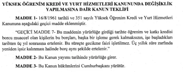 Son dakika: KYK borcu silindi mi? KYK borcuna af gelecek mi? KYK borçları silinecek mi?-3
