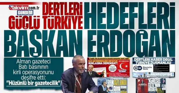 Alman gazeteci Klaus Jürgens, Batı medyasının Türkiye’ye karşı giriştiği algı operasyonunu deşifre etti