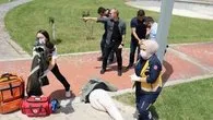 Parkta şüpheli yaralanma