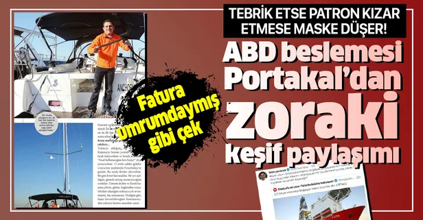 ABD beslemesi FOX'un haber spikeri Fatih Portakal'dan Türkiye'nin doğal gaz keşfi için zoraki paylaşım!