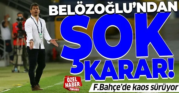 Fenerbahçe’de kaos sürüyor! Emre Belözoğlu’ndan şok karar