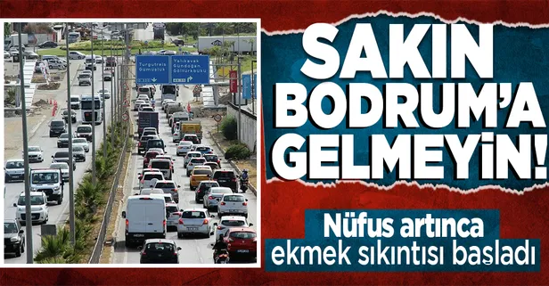 Kurban Bayramı 9 gün olunca... Bodrum'a akın başladı ilçede yaşayanlar 'gelmeyin' diye isyan etti