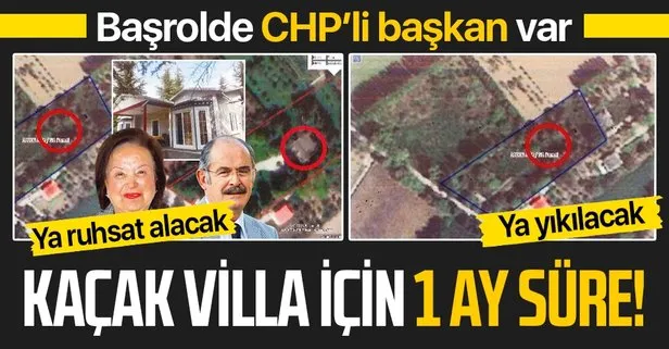 CHP’li Yılmaz Büyükerşen’in eşi Seyhan Büyükerşen adına yapılan kaçak villaya ceza! Ruhsat alınamazsa yıkılacak!