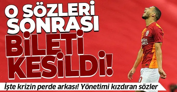 SON DAKİKA! Galatasaray’da Belhanda krizi! O sözleri sonrası sözleşmesi feshedildi