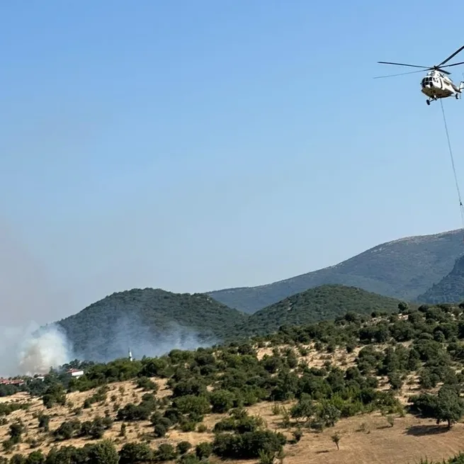 Balıkesir’de yangın ormana sıçradı!