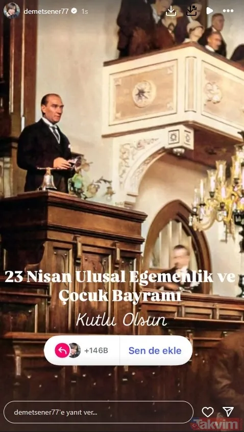 Ünlülerden 23 Nisan Ulusal Egemenlik ve Çocuk Bayramı paylaşımları! Müge Anlı, Esra Erol, Hülya Koçyiğit... - 3