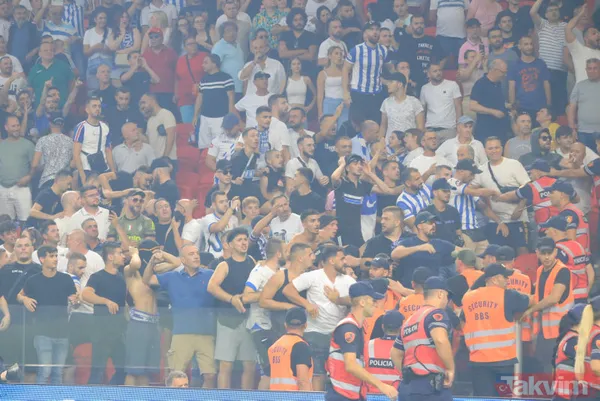 Beşiktaş Tirana maçında olay! Ceza tehlikesi var - 14
