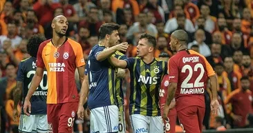 Galatasaray - Fenerbahçe derbisinden kareler...