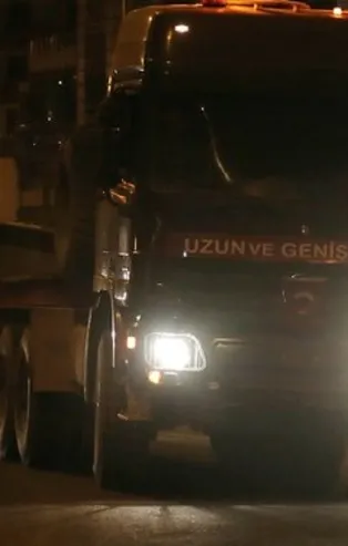 Son dakika: Suriye sınırına askeri sevkiyat