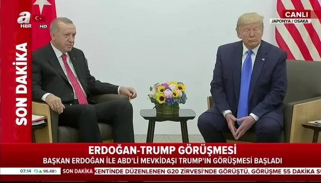G20 Deki Erdogan Trump Gorusmesi Basladi Videosunu Izle Takvim Tv