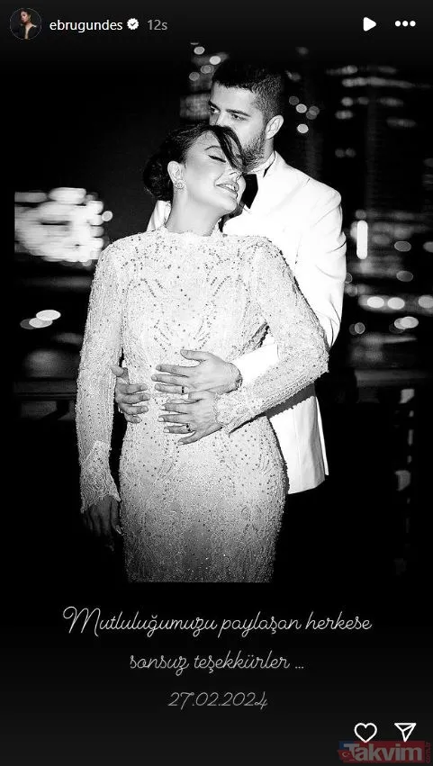 4. kez evlendi! Ebru Gündeş'ten eşi Murat Özdemir'le nikah sonrası ilk paylaşım! Düğün konvoyundaki görüntüleri çok konuşuldu - 15