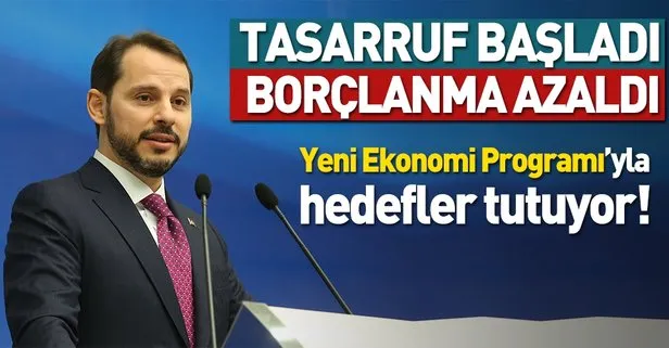 Tasarruf başladı borçlanma azaldı
