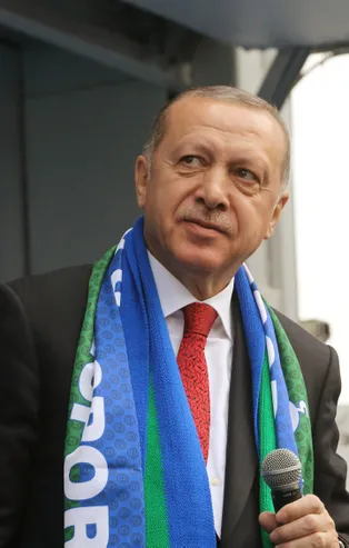 Başkan Erdoğan'a Rize'de sevgi seli!