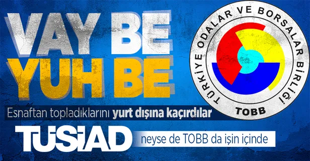 Pandemide esnafa yardımcı olması beklenen Türkiye Odalar ve Borsalar Birliği (TOBB) esnaftan aldığı aidatları Amerika'ya gönderdi