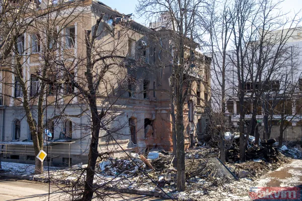 Rusya-Ukrayna savaşında bombardıman sürüyor! Tanklar böyle imha edildi - 12