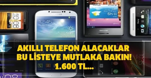 akilli telefon alacaklar 1600 tl ile