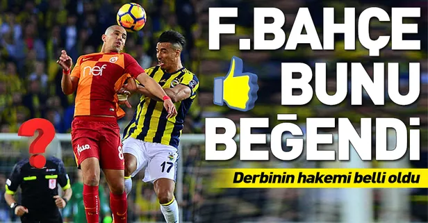 Galatasaray - Fenerbahçe maçının hakemi belli oldu