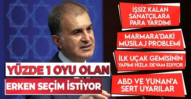 Son dakika! AK Parti Sözcüsü Ömer Çelik’ten MKYK toplantısının ardından önemli açıklamalar