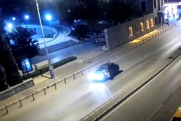 İzmir'in Konak ilçesinde trafik polisini metrelerde otomobilin üzerinde sürükleyen sürücü tutuklandı-2