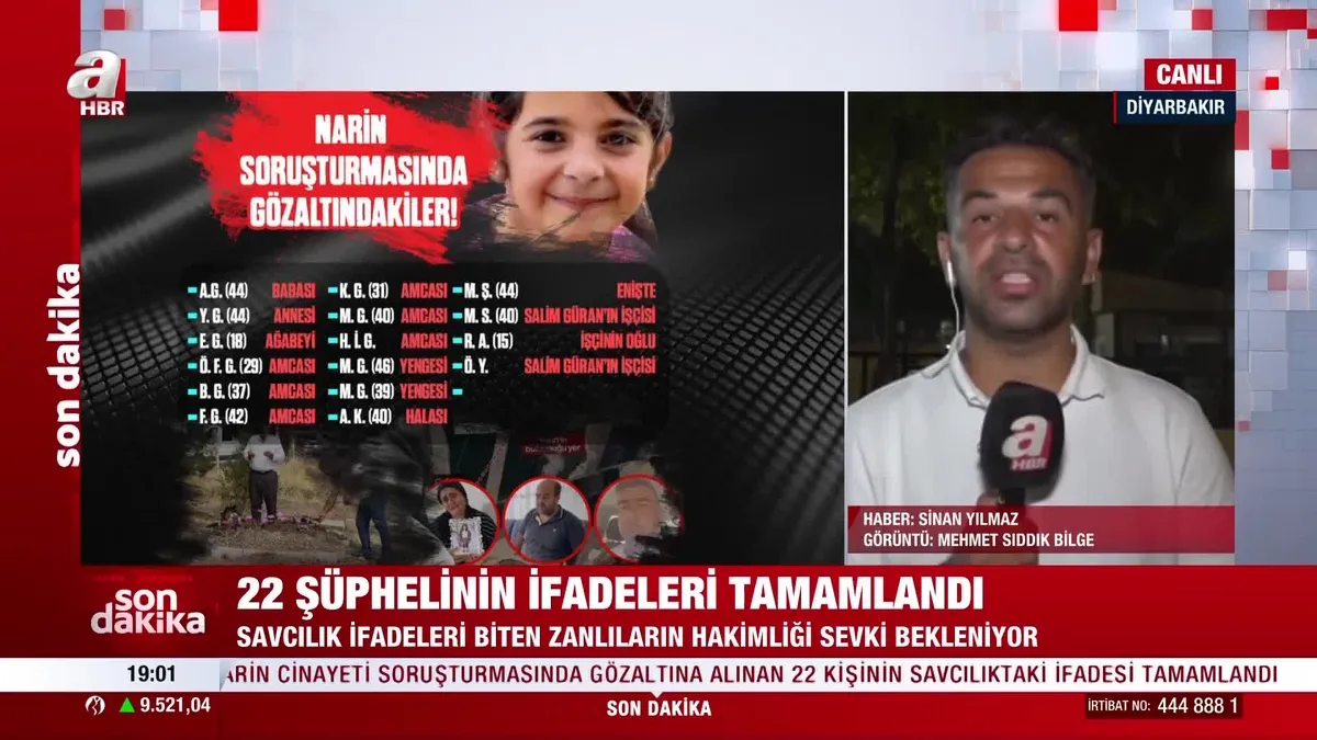 Narin'in ön otopsi raporu açıklandı!