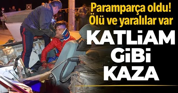 Antalya'da katliam gibi kaza