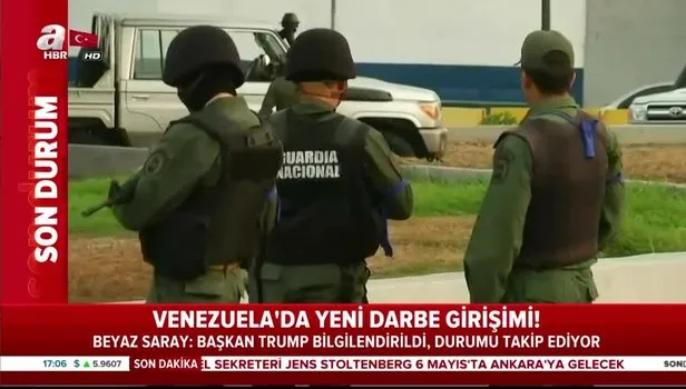 Beyaz Saray'dan Venezuela'daki darbe girişimine ilk tepki!