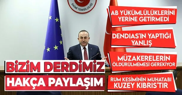 Son dakika: Dışişleri Bakanı Mevlüt Çavuşoğlu’dan Türkiye-AB ilişkileri hakkında önemli açıklamalar