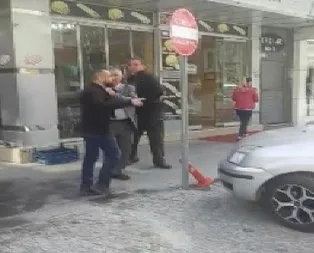 Hüsnü Bozkurt’un şoförü esnafa saldırdı