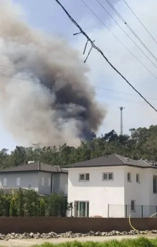 Fethiye'de orman yangını! Çok sayıda ekip bölgede