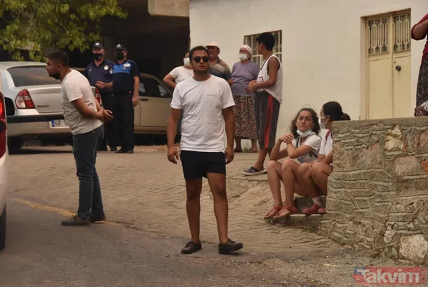 Muğla Bodrum Mazı Mahallesi alevlere teslim oldu! Kimi gelinliği için ağladı kimi denizden tahliye edildi - 3