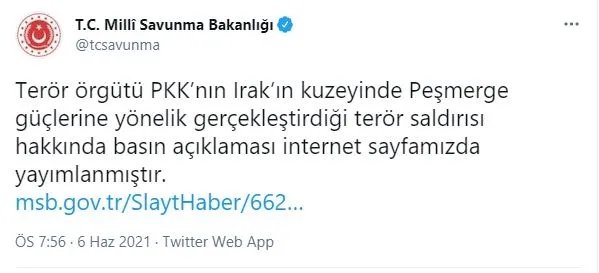 msbden-teror-orgutu-pkknin-irakta-pesmergeye-yonelik-gerceklestirdigi-saldiri-sonrasi-flas-aciklama-1623003027006.jpg MSB'den terör örgütü PKK’nın Irak'ta Peşmergeye yönelik gerçekleştirdiği saldırı sonrası flaş açıklama!-4
