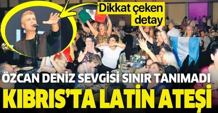 Özcan Deniz Latin Amerika’dan gelen müzikseverleri Kıbrıs'ta verdiği konserle coşturdu