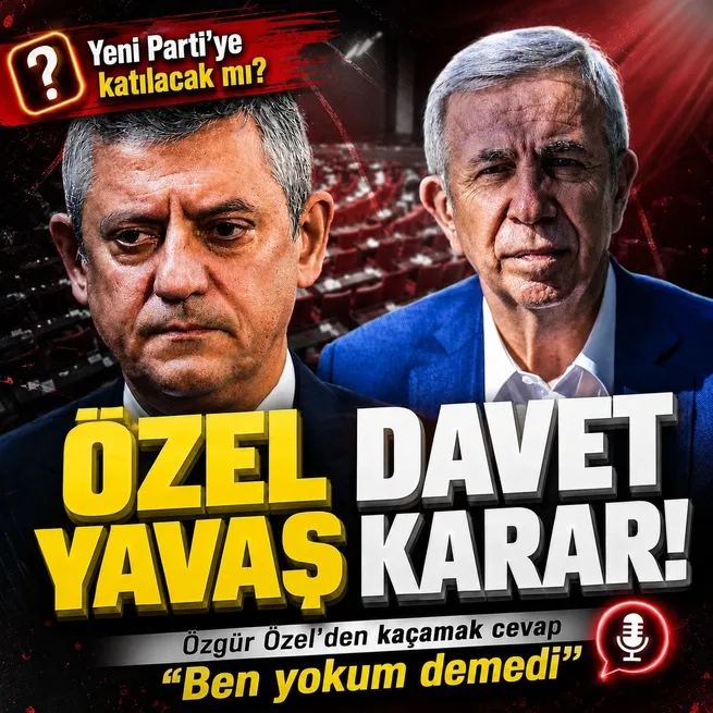 Mansur Yavaş Yeni Partiye katılacak mı? Özgür Özelden kaçamak cevap: Ben yokum demedi