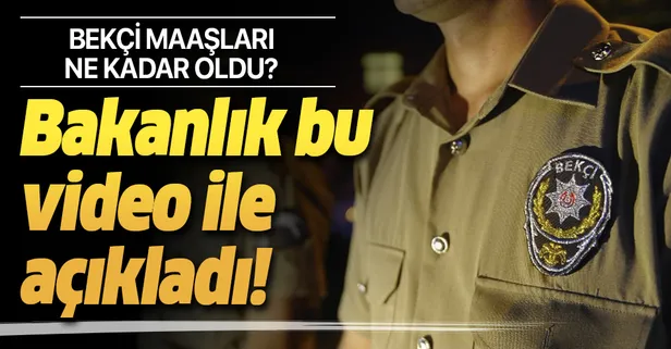 Son dakika: İçişleri Bakanlığından bekçilerle ilgili video: Bekçi maaşı ne kadar? Bekçi alımı nasıl yapılır? Görevleri neler?