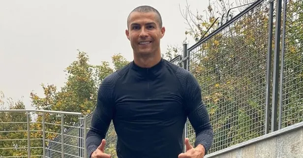 Koronavirüse yakalanan Cristiano Ronaldo karantinada saçlarını kazıttı! Yeni imajı olay yarattı