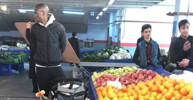 Atiba semt pazarında!