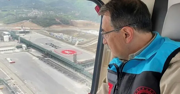 Yerli gaz 20 Nisan'da karayla buluşuyor! Bakan Dönmez son çalışmaları ve hazırlıkları havadan inceledi