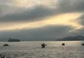 İstanbul’da sabah saatlerinde yoğun sis: Boğaz hattı havadan kaydedildi