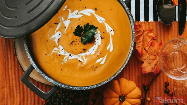 Tam mevsiminde şifa kaynağı! Balkabağı çorbasının faydaları saymakla bitmiyor... İşte pratik tarifi - 1