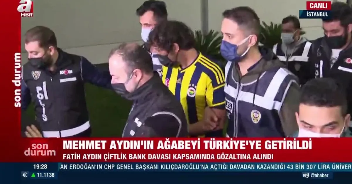 Mehmet Aydın’ın ağabeyi Türkiye’ye getirildi