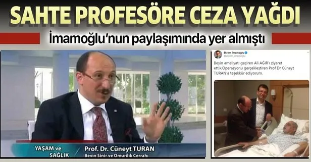 Son dakika: Sahte Profesör Cüneyt Turan’a ceza yağdı!