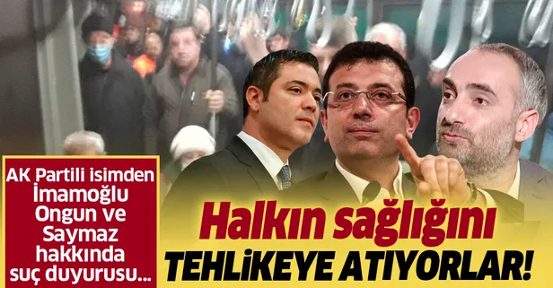 Mücahit Birinci'den Ekrem İmamoğlu, Murat Ongun ve İsmail Saymaz hakkında suç duyurusu