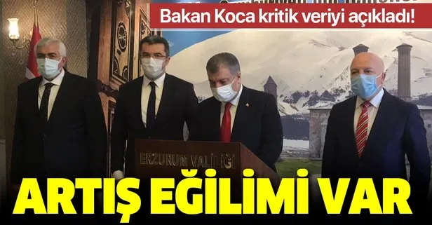 Son dakika: Bakan Fahrettin Koca: İstanbul ve Bursa başta olmak üzere artış eğilimi var