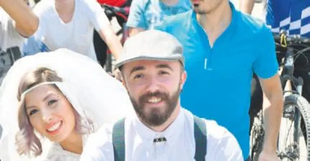 Mutluluğa pedalladılar