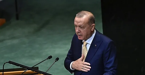 Başkan Erdoğan BM kürsüsünde Gazze'nin sesi oldu! "Vicdanı olan Gazze'ye sessiz kalamaz" | Mikrofon sesi neden kesildi? İletişim Başkanlığı açıkladı