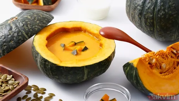 Tam mevsiminde şifa kaynağı! Balkabağı çorbasının faydaları saymakla bitmiyor... İşte pratik tarifi - 7