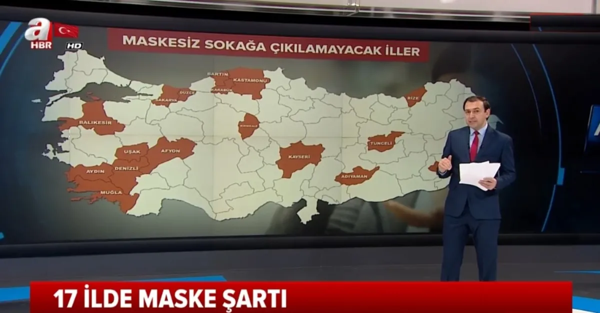 Maskesiz sokağa çıkma yasağı ilan edilen iller hangileri?