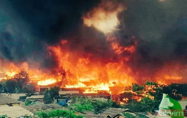 SON DAKİKA: İnsanlık dramı! Bangladeş'te mültecilerin kaldığı kampta yangın çıktı! 15 kişi öldü! 400 kişiden haber alınamıyor - 18