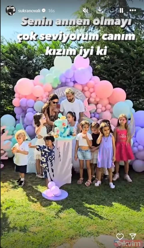 Şükran Ovalı ve Caner Erkin’in gözlerden uzak büyüttüğü kızına bakın! Mihran Ela 6 yaşına bastı! İşte doğum gününden kareler... - 9