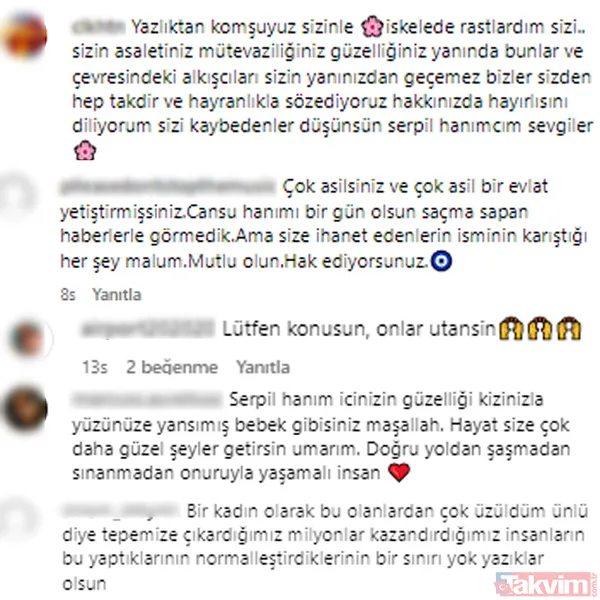 Annesinden sonra Cansu Tosun da suskunluğunu bozdu! Babası ile Serenay Sarıkaya’nın annesinin yasak aşkı ifşa olmuştu - 13